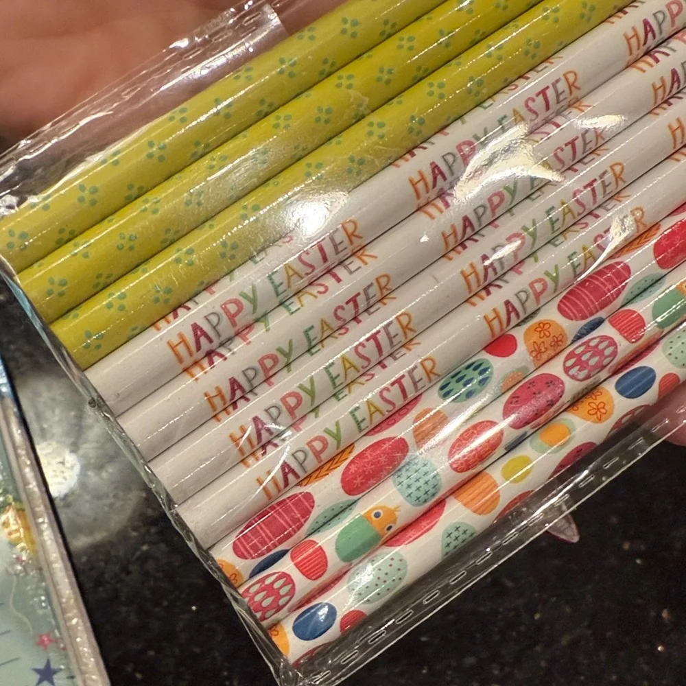 BUNDLE of 4 ITEMS Colorful Party Invitation Sets 3 + a pack of 10 pencils